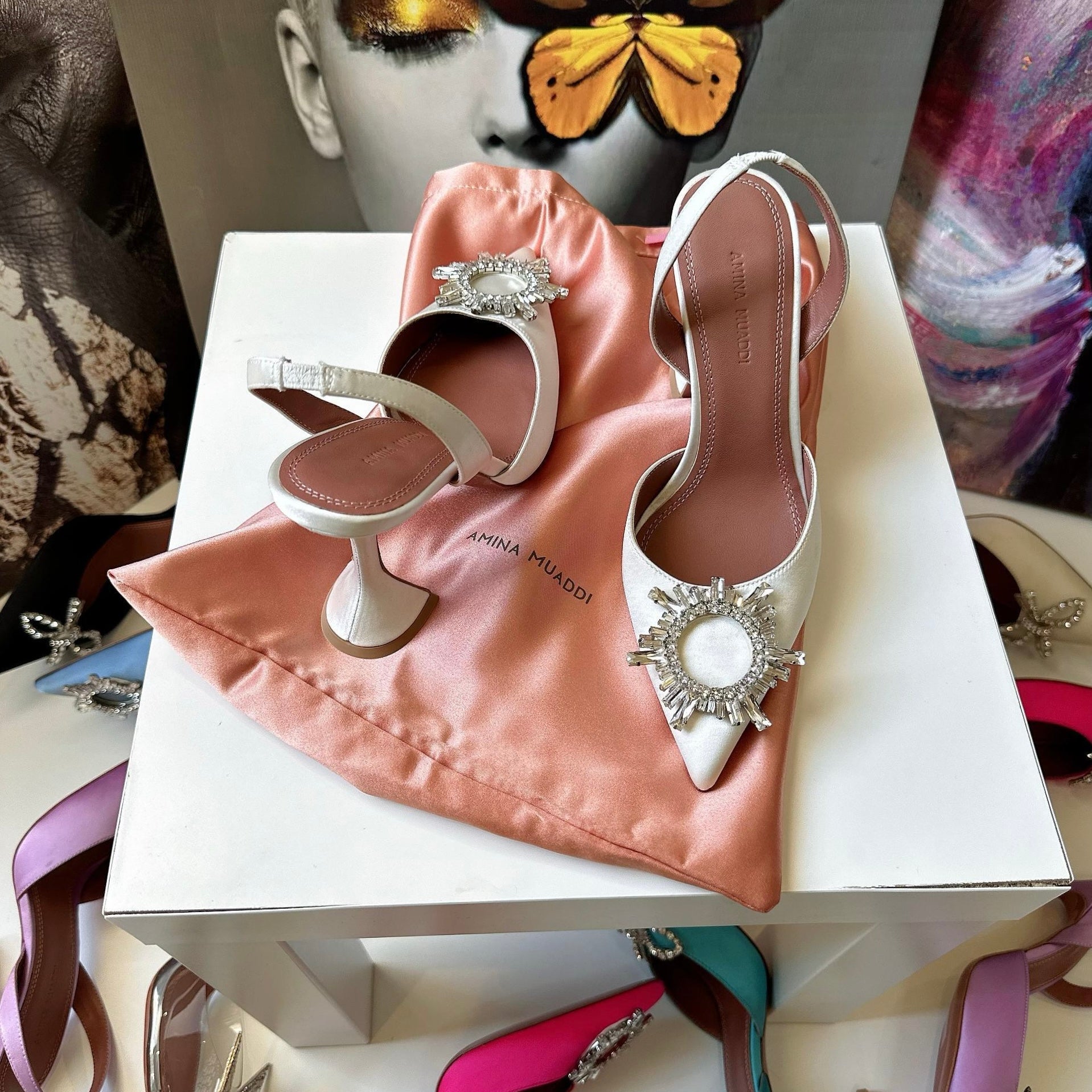 Amina Muaddi Style #1 Shoes