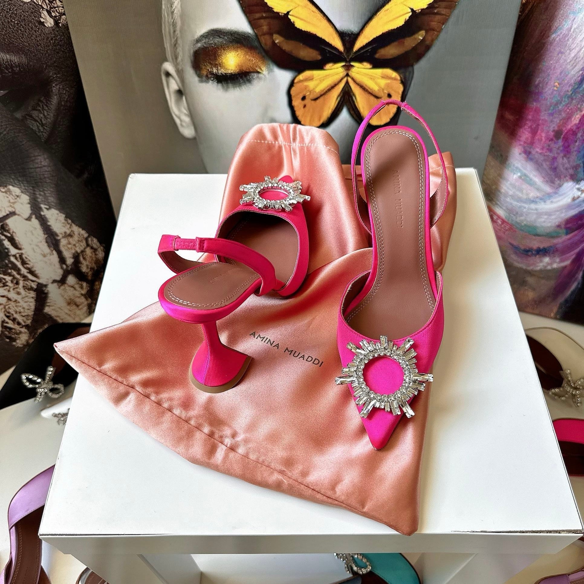 Amina Muaddi Style #1 Shoes