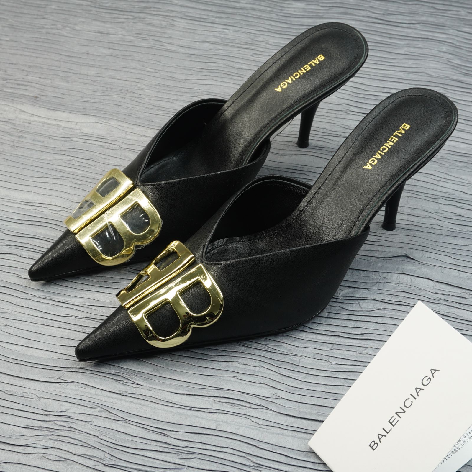 Balenciaga BB Mule Shoes