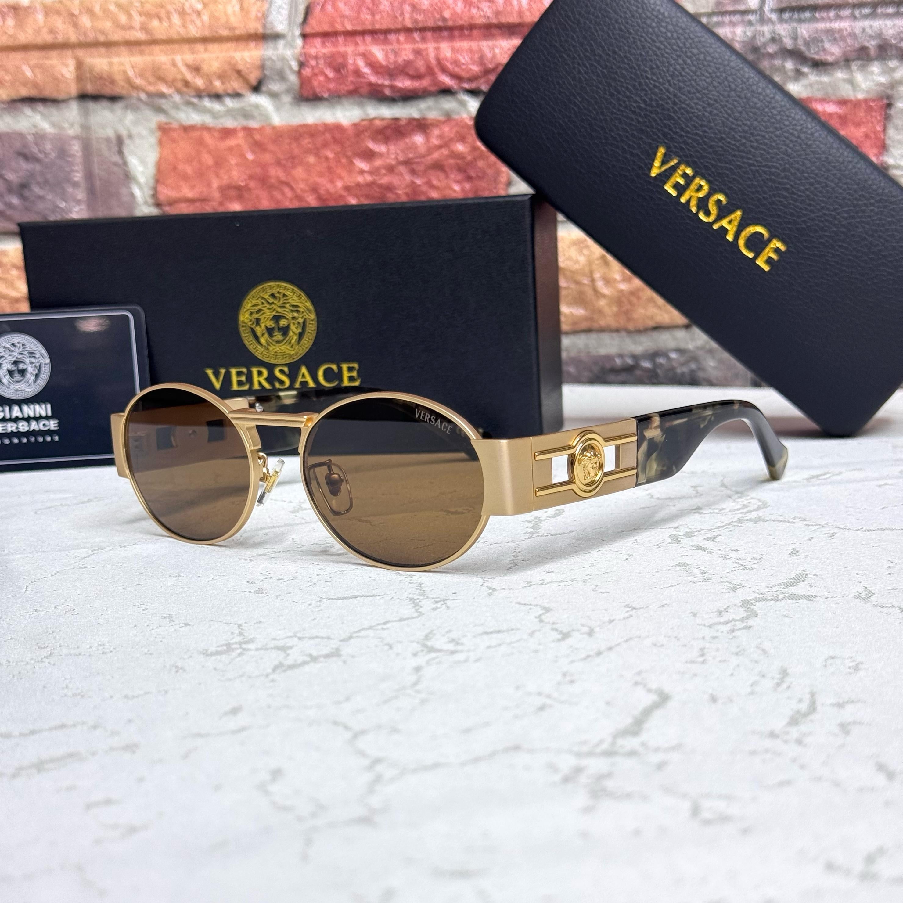 Versace Medusa Round Sunglasses – VE2236 Style