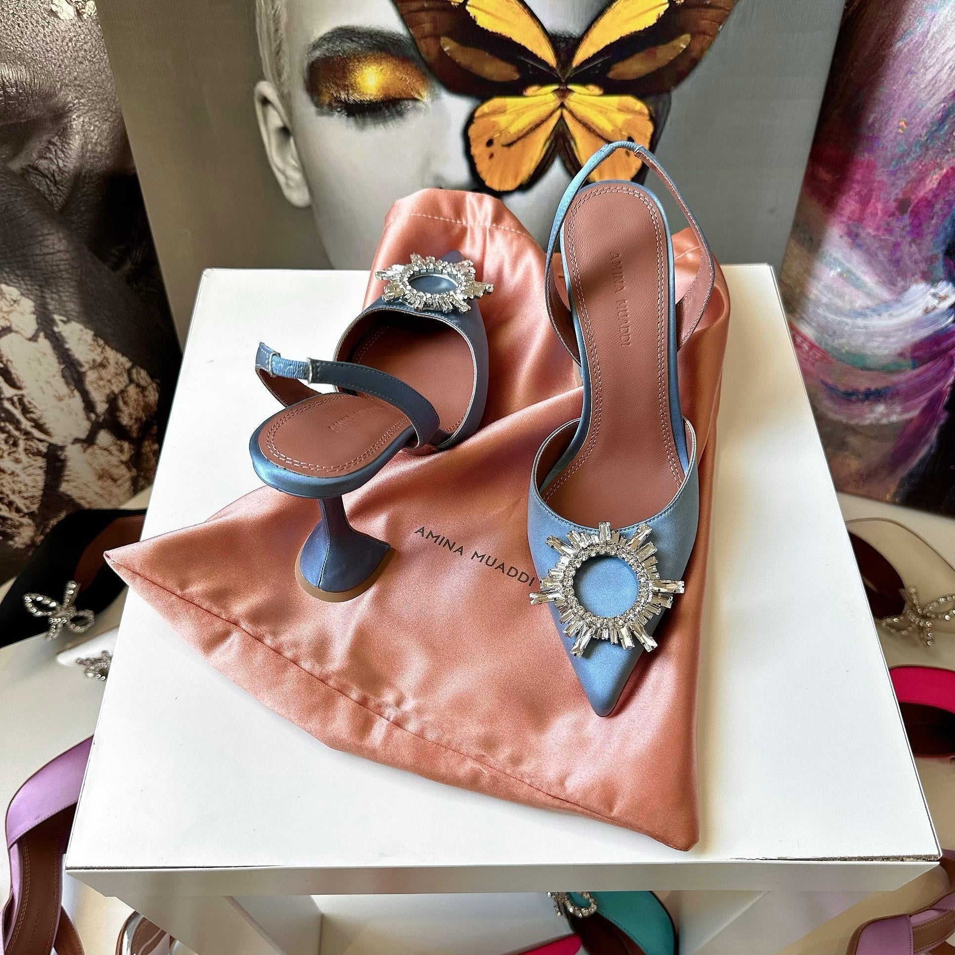 Amina Muaddi Style #1 Shoes